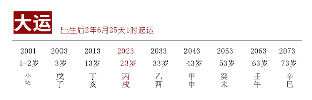 从儿格的人生轨迹（紫微斗数算命）