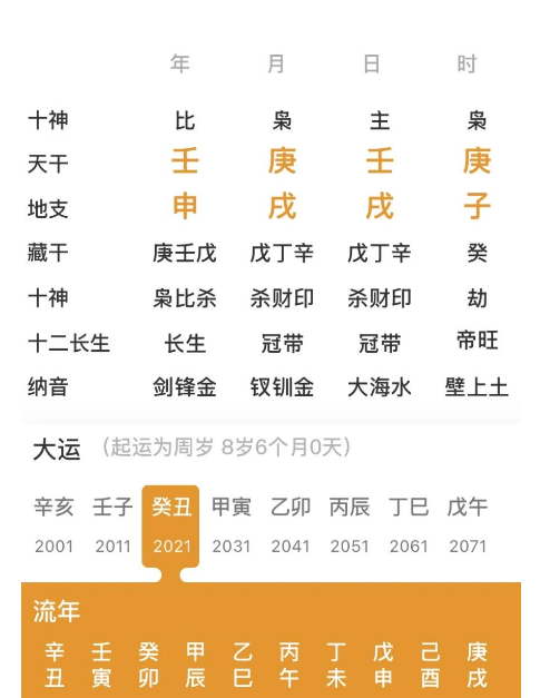 杀印相生，八字组合不错的人（八字真人在线算命）