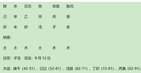 哈梅内伊八字赏析：成格局而得调候，得太极、将星、华盖（八字真人在线算命）