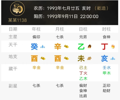 用神互相掣肘的八字（八字真人在线算命）