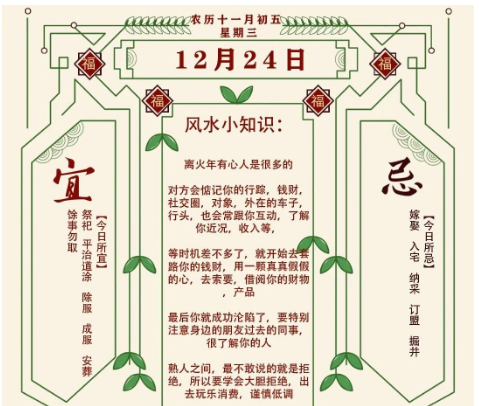 2025年十二生肖12月24日注意事项：算命真人网站