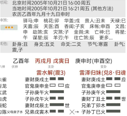 一位六旬老翁占卜终身运势(下)周易六爻算命