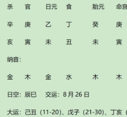 明朝末代皇帝明思宗崇祯帝朱由检八字分析（八字真人在线算命）
