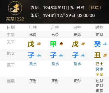 两个富命（八字真人在线算命）